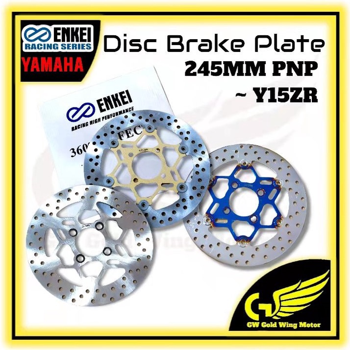 ENKEI TITANIUM 245 มม.แผ่นเบรค PNP LC135 4S V1-V7 Y15ZR SRL115 SRL115 FI TITANIUM แผ่นเบรค 245