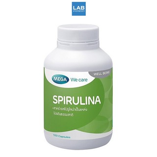 MEGA We Care Spirulina 500 mg. 100 capsules - เมก้า วี แคร์ สไปรูลิน่า 500 มก.