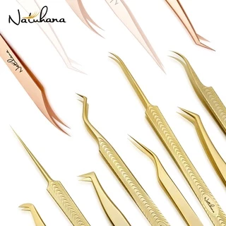 NATUHANA แหนบสgตนเลส สําหรับติดขนตาปลอม