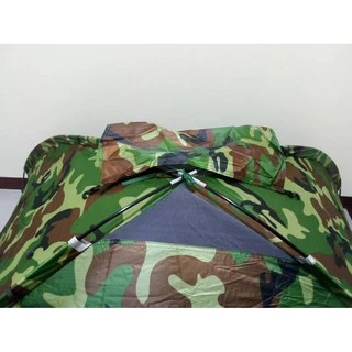 เต้นท์สนาม เต้นท์ประกอบ สำหรับนอน 1 คน สี (ลายพราง, ลายไม้ และน้ำตาล)