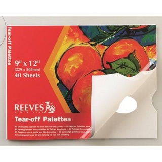 Reeves Tear off palettes สมุดจานสี จานสีแบบฉีก