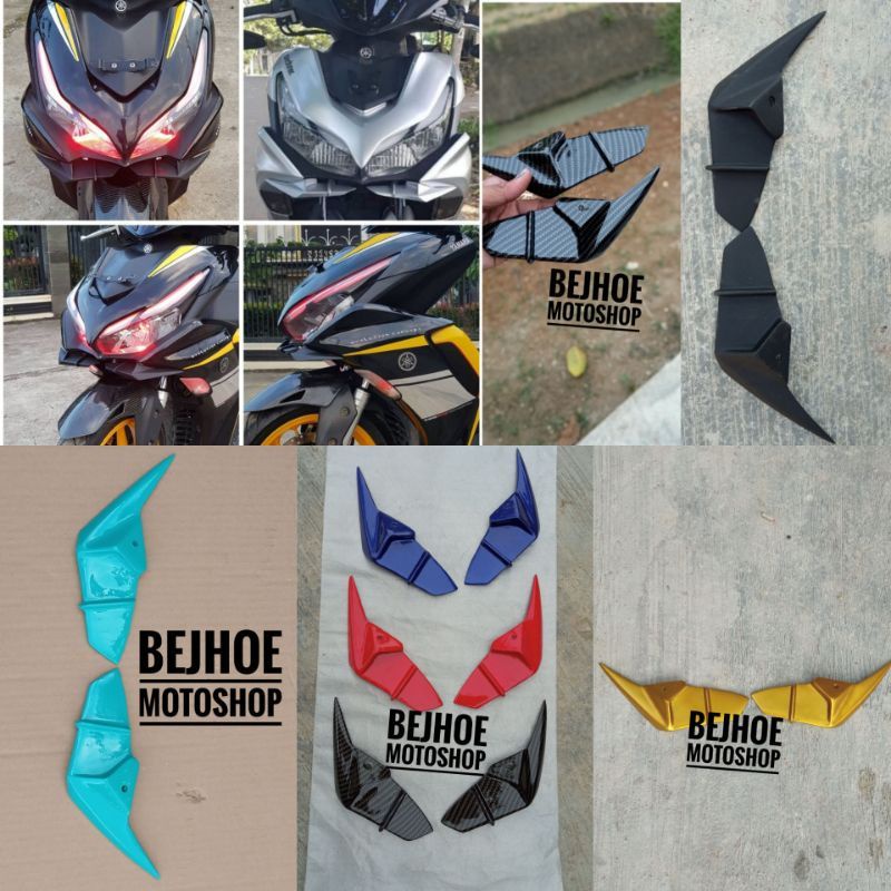 Winglet new aerox winglet aerox Connected winglet all new aerox