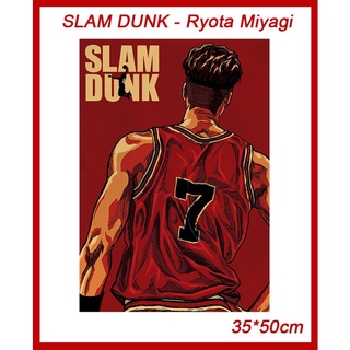 Slam DUNK Ryota Miyagi Animat วอลเปเปอร์ติดผนัง 35x50 ซม. สําหรับตกแต่งคาเฟ่ บาร์ หอพัก