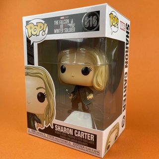 กล่องบุบ Funko POP Sharon Carter 816 The Falcon and The Winter Soldier