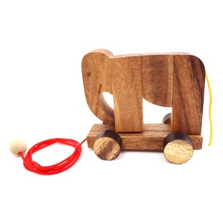 เกมไม้ตัวต่อรูปช้าง The Elephant Puzzle เกมไม้ ของเล่นไม้โบราณ เกมไม้เสริมพัฒนาการ wooden educational toys wooden puzzle