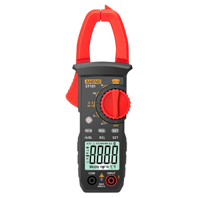 Digital Clamp Meter Current 4000 Counts Multimeter Ammeter Voltage Tester ST181