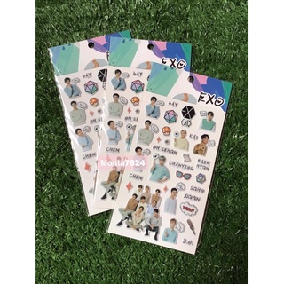 Sticker EXO แบบตัวนูน