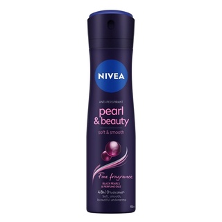 NIVEA Pearl &amp; Beauty Fine Fragrance 150ml.  นีเวีย เพิร์ล แอนด์ บิวตี้ แบล็ค เพิร์ล สเปรย์ 150มล.