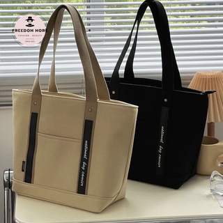 กระเป๋าสะพายไหล่ กระเป๋าถือ ผ้าแคนวาส แบบหนา ขนาด A4 14 นิ้ว…