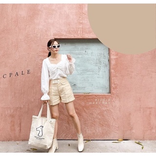 💘 the blanc pale : billie top สีขาว💘