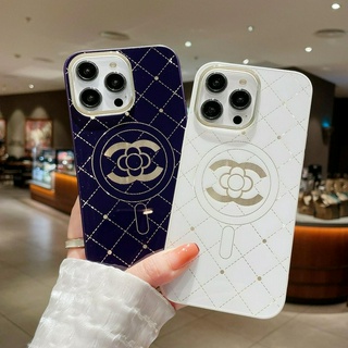 เคสป้องกันโทรศัพท์มือถือ แบบแม่เหล็กไฟฟ้า ชุบไฟฟ้า ขนาดเล็ก สําหรับ Iphone 14promax 14pro 13pro 13promax 12promax