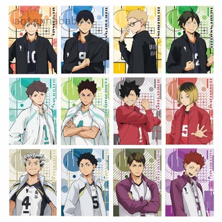 โปสเตอร์กระดาษคราฟท์ พิมพ์ลายการ์ตูน Haikyuu Volleyball Boy สําหรับตกแต่งผนัง