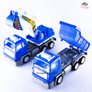 ProudNada Toys ของเล่นเด็ก รถบรรทุกแม็คโคร รถดั้ม(มี 2 แบบให้เลือก) TRUCK CITY SERIES CONSTRUCTION NO.708-15B