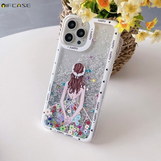 เคสโทรศัพท์มือถือ แบบใส ลายดอกทิวลิป มีทรายไหล แต่งกลิตเตอร์ วิบวับ สําหรับ Huawei Y8p Y9s Y9 Prime 2019 Honor 60 50 30 20 Lite Pro SE 30S 10i 20i V40 View 20 8X