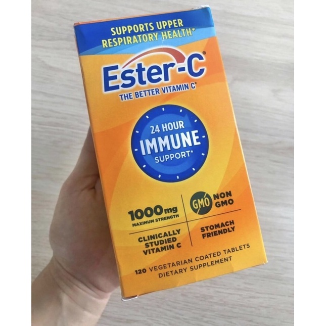 🔥พรีออเดอร์🔥 วิตามินซี Nature’s Bounty Ester-C 1,000 mg 120เม็ด