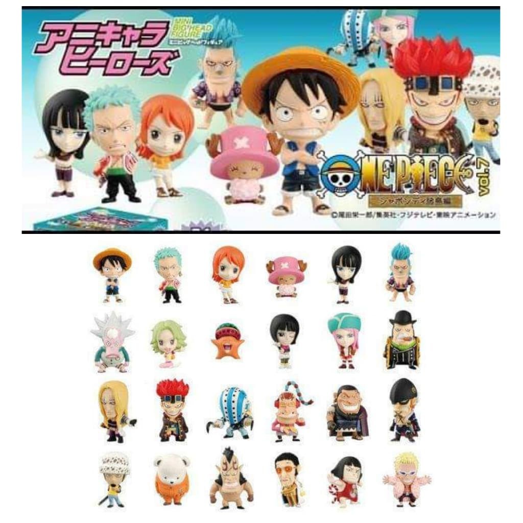 โมเดล วันพีช One piece figure Plex Mini Big Head MBH Vol.7 Archipel Sabaody Onepiece วันพีช