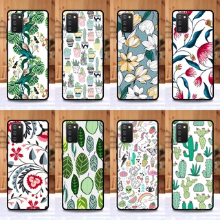 เคส Samsung A02s ลายดอกไม้ ขอบนิ่มหลังแข็ง เคสมือถือ เคสโทรศัพท์ Case เคส TPU ขอบนิ่มหลังแข็ง ไม่ขูดตัวเครื่อง