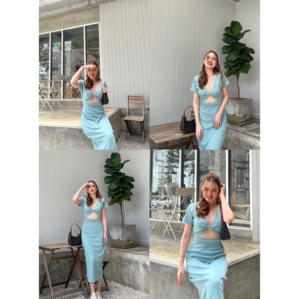 MISSSEED ~ Percy dress เดรสทวิสหน้า complete ลุคเรียบหรู ทรงสวยมากก มีให้เลือกหลายสี