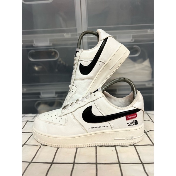 รองเท้าผ้าใบมือสองการันตีแท้ Nike AF1 (Supreme x The north Face) size 37.5/23.5❤️