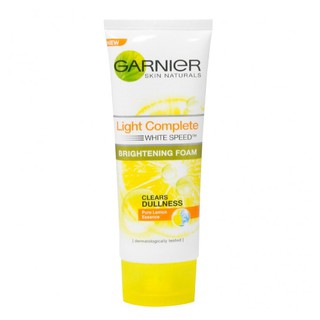 GARNIER Skin Naturals Light Complete Brightening Foam 100ml. โฟมล้างหน้า