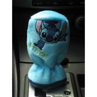 ลิขสิทธิ์แท้ สติช หุ้มเกียร์กระปุกรถยนต์ สีฟ้า Lilo &amp; Stitch Disney Manual Gear Shift Cover