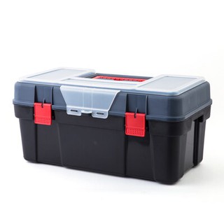 กล่องเครื่องมือ สีดำ-แดง 25 ลิตร สแตนดาร์ด RW8302 Tool Box Black-Red 25 Liter Standard RW8302