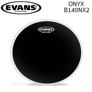 Evans Onyx B14ONX2 หนังกลองสแนร์ 14" สีดำ