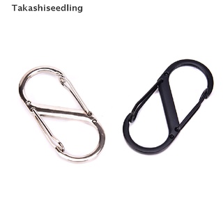 (Takashiseedling) 1PC Multifunctional Outdoor Carabiners S-shape Hooks Stainless Steel Quickdraws Hot Sale