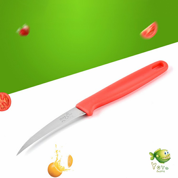 YOYO มีดคว้าน มีดแกะสลัก มีดด้ามแดง มีดแกระสลักในตำนาน  stainless steel fruit knife