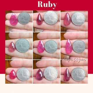 RBB020 Natural Ruby Africa พลอยทับทิมเผาใหม่ อาฟริกา พลอยแท้ พลอยแดง