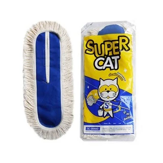 ราคาถูกกก !!!! Supercat อะไหล่ม็อบถูพื้น ผ้าถูพื้น ขนาด 15"/18"/24" สีขาว/กรม สินค้ามีพร้อมส่ง
