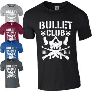 เสื้อยืด ผ้าฝ้าย พิมพ์ลาย Bullet Club Japan Pro Wrestling Mma Wwe Ufc Gunkull s DS32W366 สีดํา สําหรับผู้ชาย TY5GF1ER884