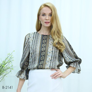 MIKIKO Blouse MI-B2141 แขนยาว IGPU21-10