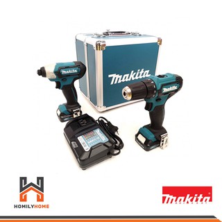 MAKITA COMBO รุ่น CLX228X1 HP333DZ สว่านกระแทกไร้สาย + TD110DZ ไขควงกระแทก ของแท้100% B 88381892629