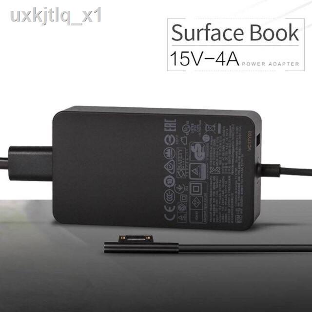 100 % ต้นฉบับรุ่นล่าสุดของปี 2021 รับประกัน ▣❆65W 15V for Microsoft Surface Pro 4 Surface Book Replacement Adapter Power