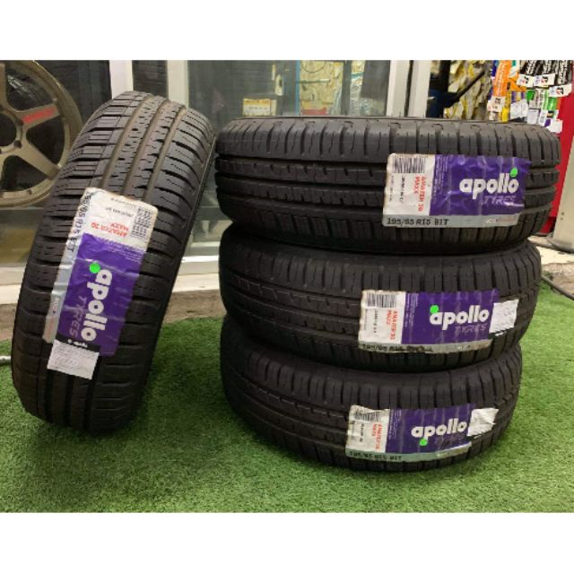 [ใส่โค้ด DAY461IO ลด 250.-] ยางใหม่ 195/65R15 Apollo Amazer 3G Maxx ยางปี18