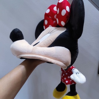 หมวกตุ๊กตา หมวกตัวห้อย มินนี่เม้าส์ Minnie mouse ลิขสิทธิ์แท้ ป้ายดิสนีย์ ไซส์58ซม. ปรับขนาดได้ สภาพสมบูรณ์ หายากสุด TDR