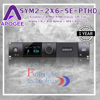 Apogee SYM2-2X6-SE-PTHD :Symphony I/O MKII PTHD Chassis with 2x6 Analog I/O +8x8 Optical +AES I/O + 2-chประกันศูนย์ 1 ปี