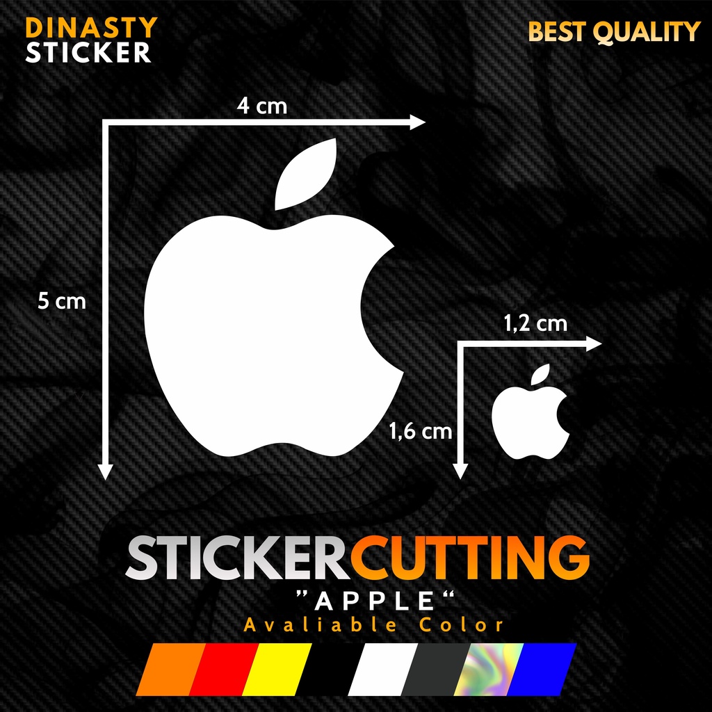 สติ๊กเกอร์ตัดโลโก้ APPLE ขนาดใหญ่และเล็ก โลโก้ IPHONE