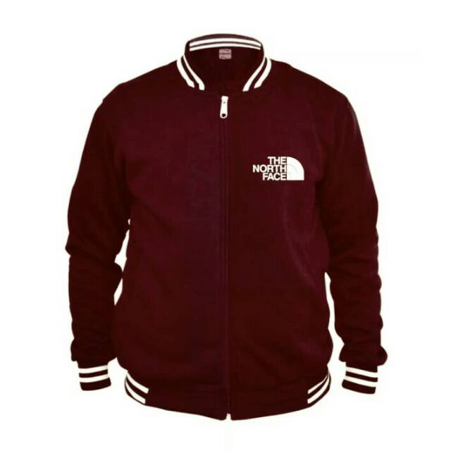 เสื้อแจ็คเก็ต Maroon THE NORTH FACE BASEBALL