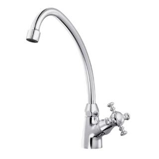 ✨นาทีทอง✨ COTTO ก๊อกซิงค์น้ำเย็นติดเคาน์เตอร์ รุ่น CT150C15 โครมเมี่ยม Kitchen Sink &amp; Faucet Components