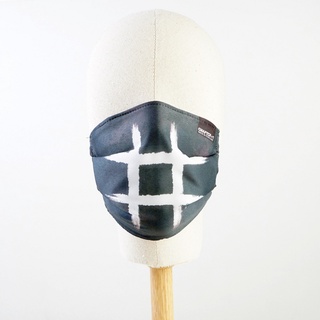 หน้ากากผ้าสาลู ลายชาร์ปดำ 5 ชั้น ป้องกันฝุ่น ป้องกันละออง /Black Sharp Salo Anti Droplet Fabric MASK layers Dust Protect