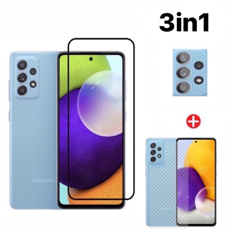🇹🇭3in1 Samsung A52S/A22（5G）/ A72(5G)/A52(5G)/ A32(5G)/ A32(4G)[2021] ฟิล์มเลนส์กล้อง + ฟิล์มกระจกเต็