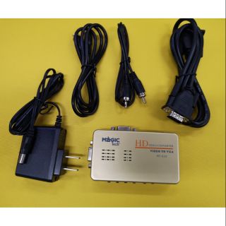 VIDEO CONVERTER​ MAGIC​ TECH.​ AV​ TO​ VGA​ MT-010  สินค้ารับประกัน​ 1​ ปี.​