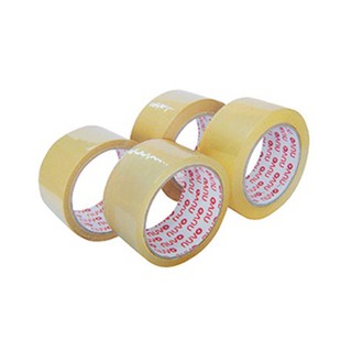 เทปกาว ปิดกล่อง OPP Nuvo 333 2นิ้ว.x45หลา ใส/ชา OPP Packaging Tape