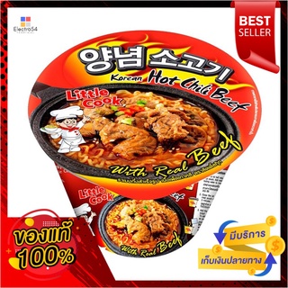 ลิตเติ้ลกุ๊กชามรสเนื้อเผ็ดเกาหลี150กRAMEN KOREAN HOT CHILI BEEF 150G.