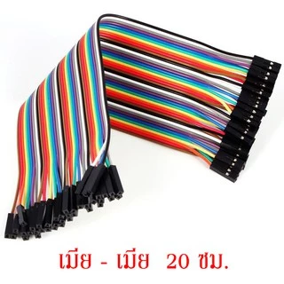 สายจัมป์ 20 ซม. มีให้เลือก 3 แบบ Jumper Wire 20cm.