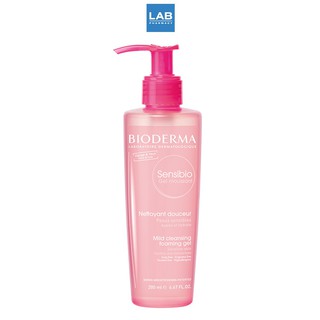 Bioderma Sensibio Gel Moussant 200 ml. - คลีนซิ่งเจลสูตรไมเซล่า อ่อนโยนสำหรับผิวบอบบาง แพ้ง่าย