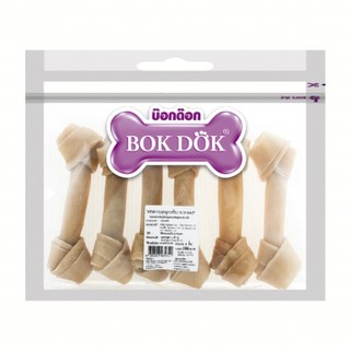 (VP10)Bokdok(บ็อกด็อก) กระดูกผูกสีธรรมชาติ ขนาด6-6.5 นิ้ว (6 ชิ้น/แพ็ค)