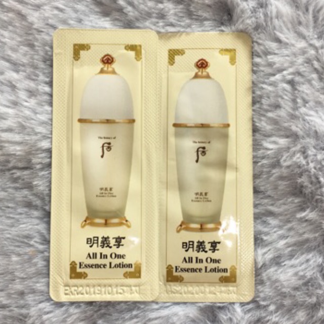 The history of whoo All in one essence Lotion 1ml